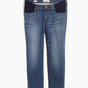 Madewell Maternity Side-Panel Classic Straight Jeans in Carsondale Wash